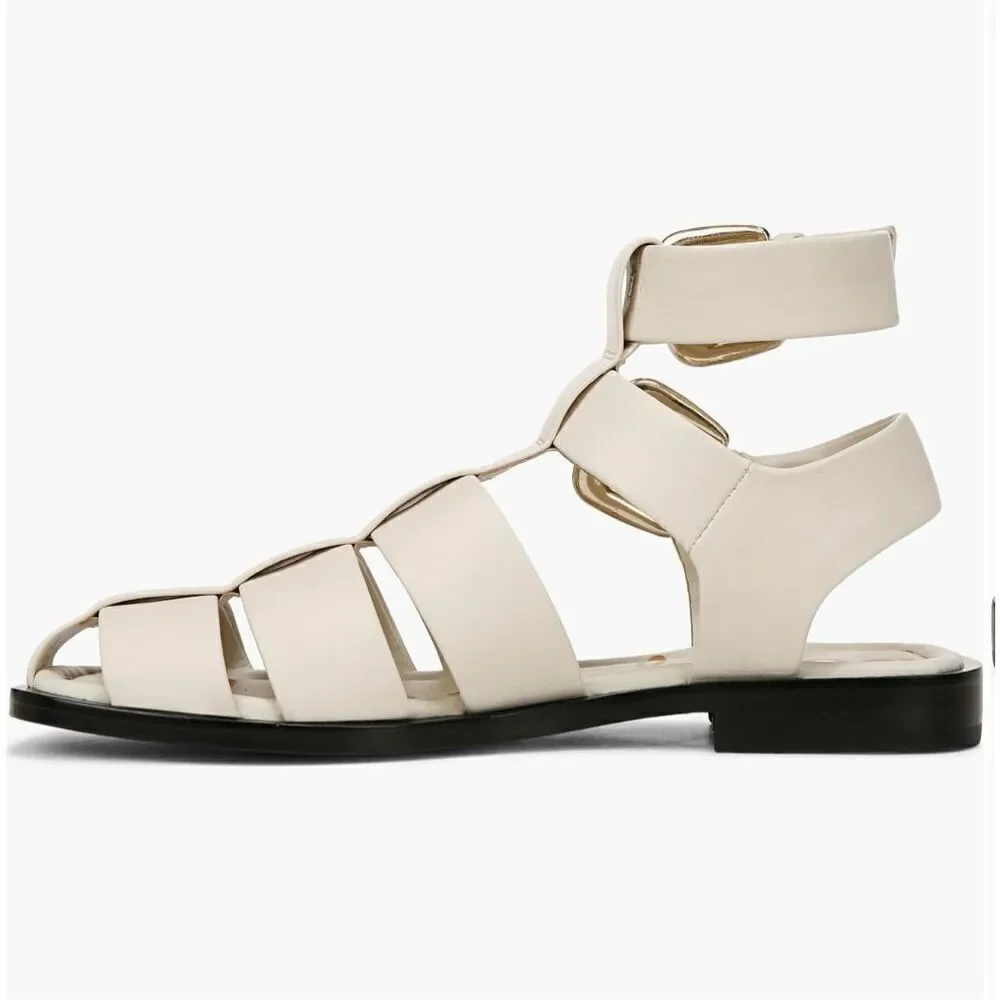 Sam Edelman Womens Dawn Leather Buckle Casual Ankle Strap Sandal Size 10